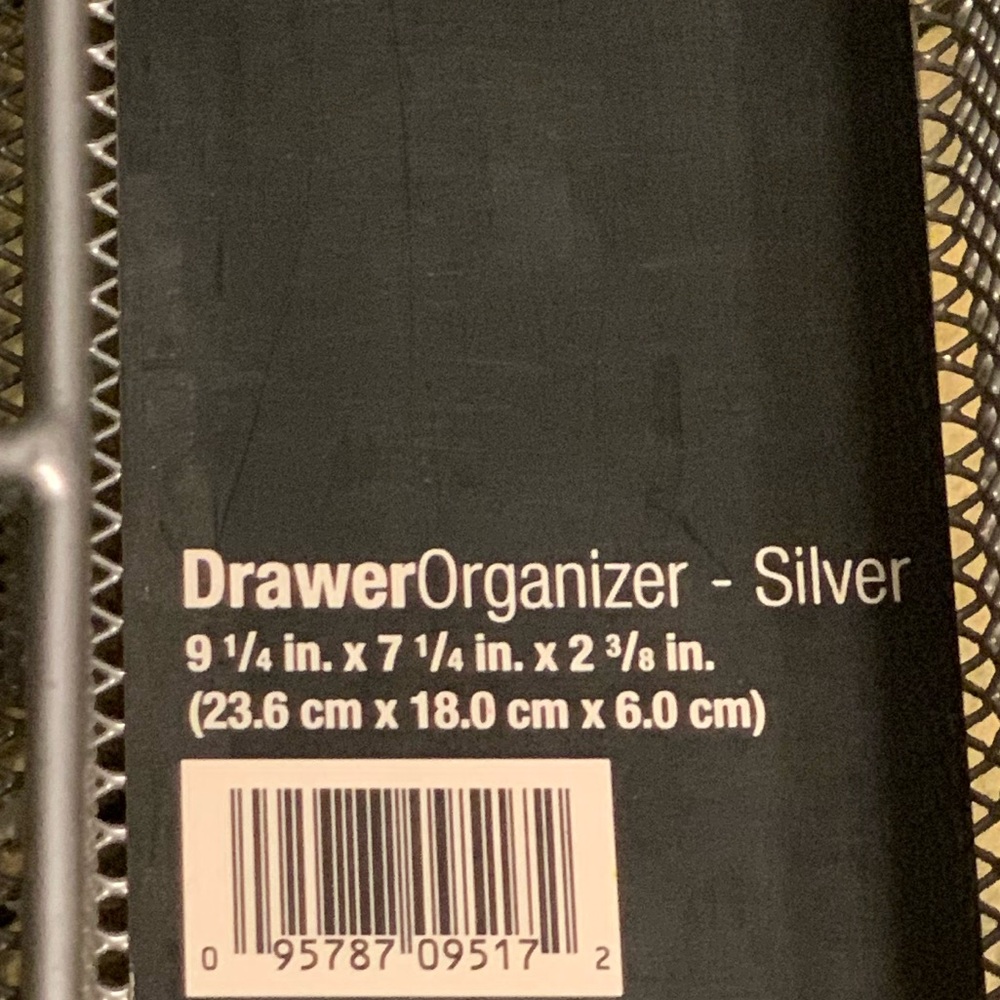 Silver Draw Organizer - Picture 2 of 3